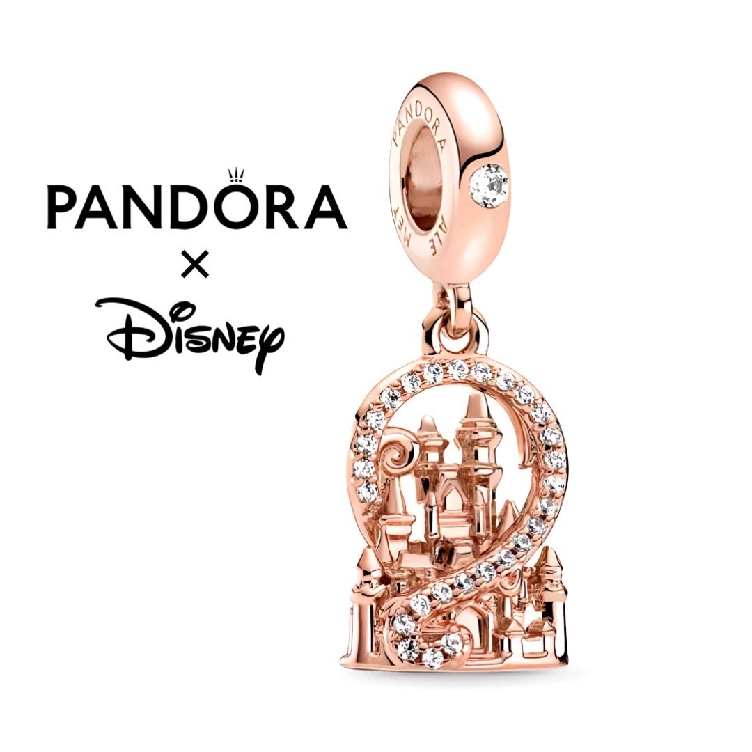 PANDORA チャーム　Disney パーク限定　お城 日本未発売】 ディズニー パーク限定 パンドラ ファンタジー