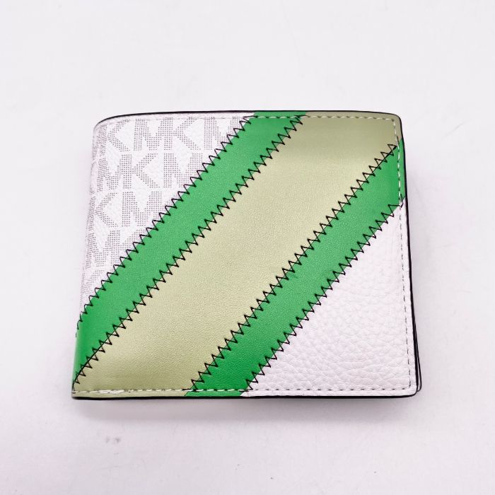 MICHAEL KOSE マイケルコース シグネチャー レザー 二つ折り 財布 eH07142A