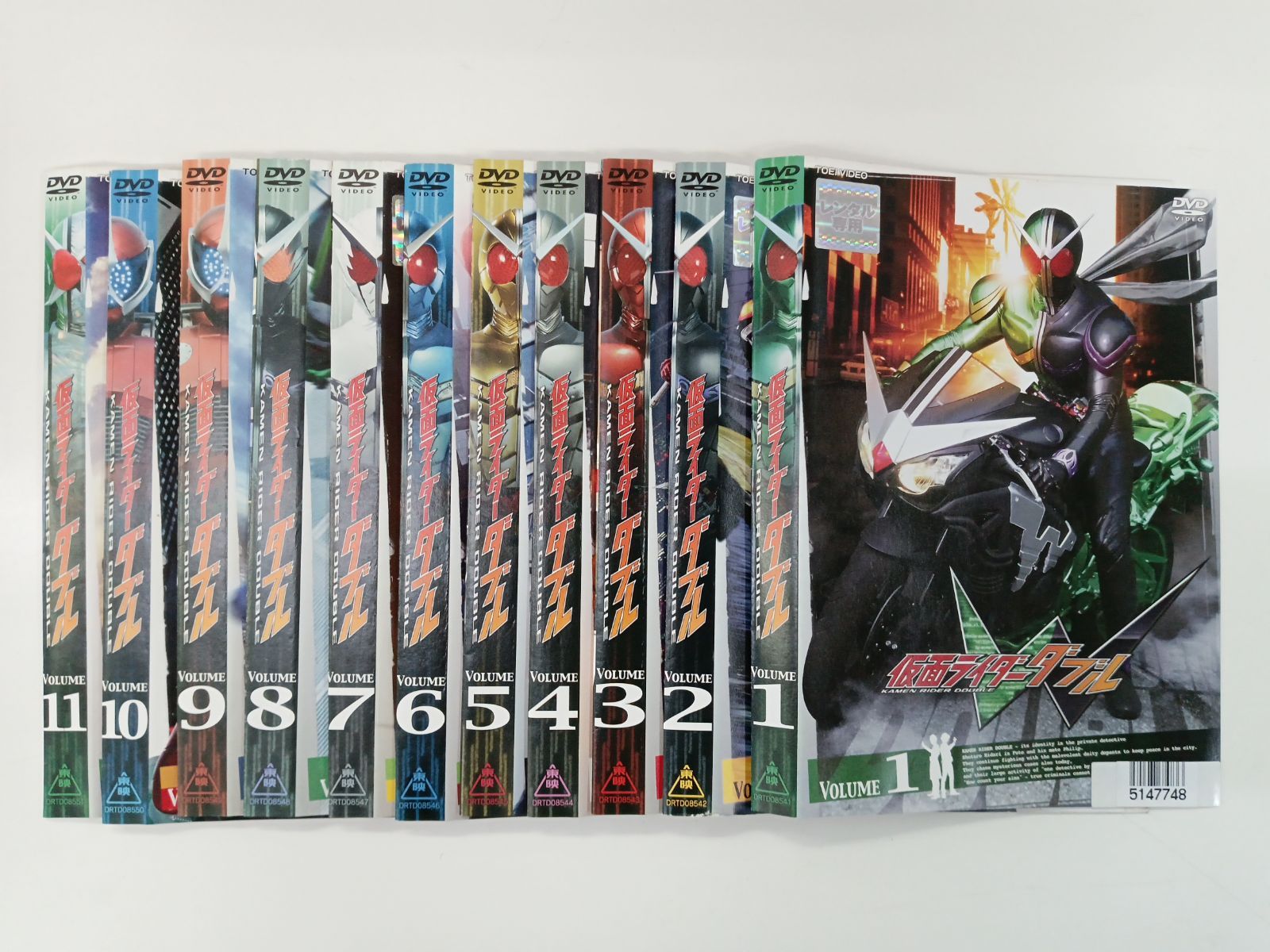 仮面ライダー ダブル 1〜11巻 セット T-70