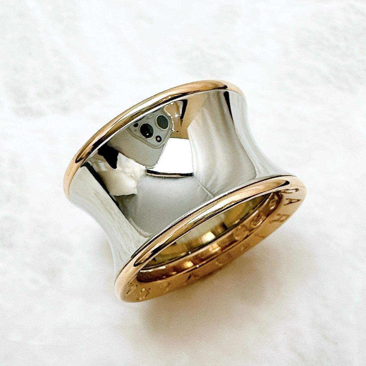 美品🌟BVLGARI アニッシュカプーア ステンレス ピンクゴールド