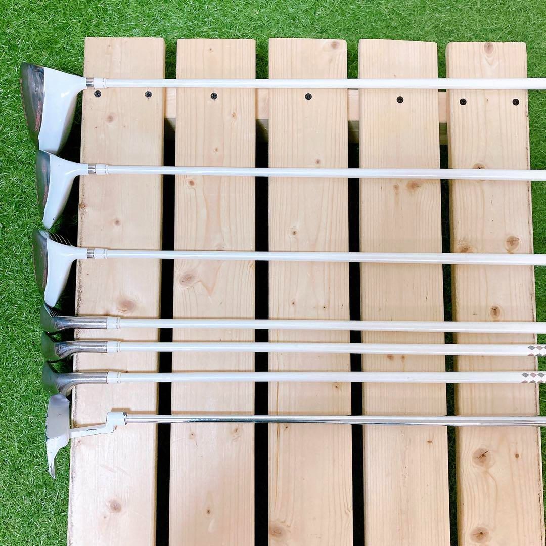 18.初心者オススメ ゴルフクラブ レディースセット 2輪キャスター