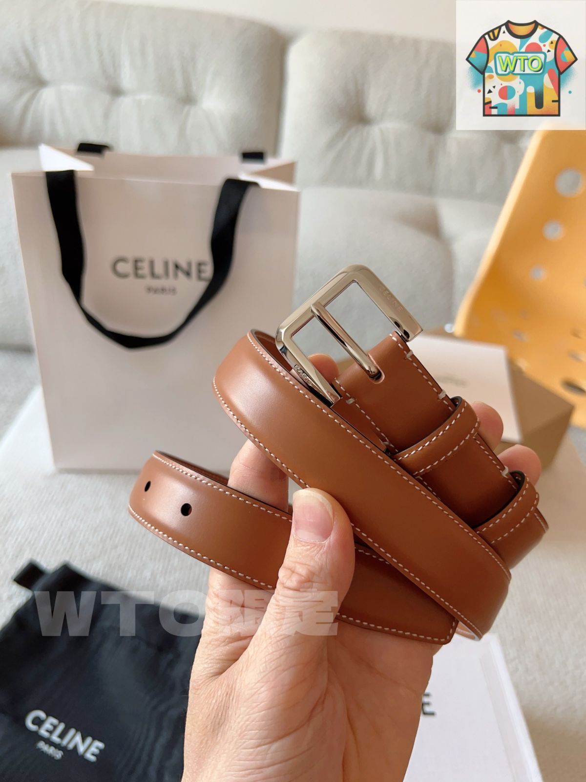 レザーベルト 　セリーヌ　ベルト　キャメル 楽天市場】極美品 CELINE セリーヌ 馬車 ゴールド バックル