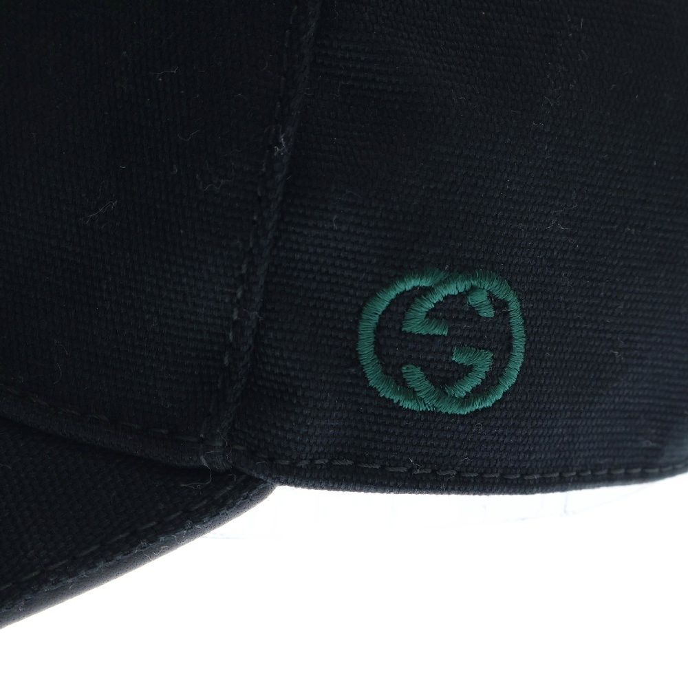 GUCCI (グッチ) インターロッキングG刺繍ベースボールキャップ