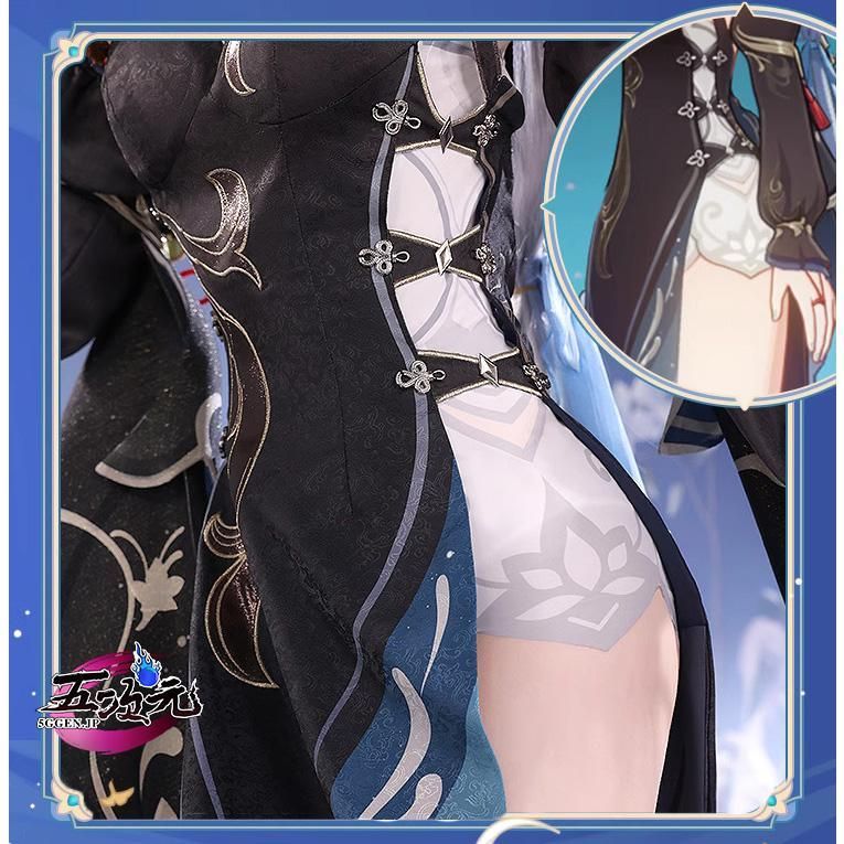 新発売 三分妄想 原神 コスプレ 申鶴 冷花幽露 海灯祭 スキン