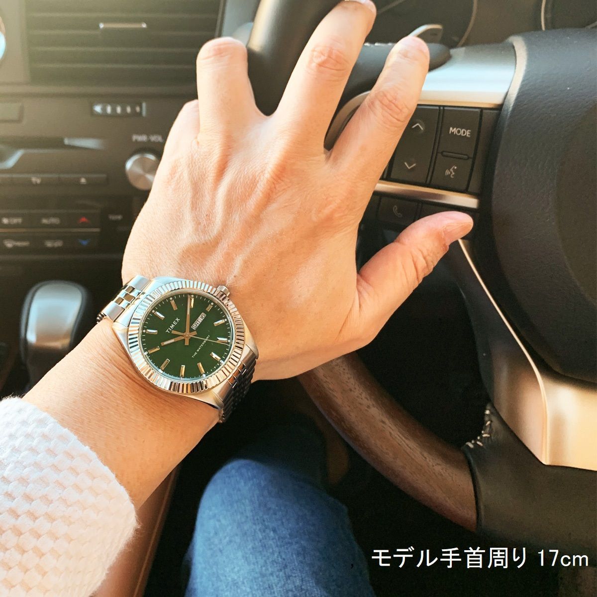 TIMEX Waterbury Legacy タイメックス ウォーターベリー レガシー グリーン 緑 メンズ 男性 時計 TW2V18100 ビリヤードグリーン  曜日 日付 カレンダー アナログ ステンレス ブレスレット ギフト プレゼント - メルカリ