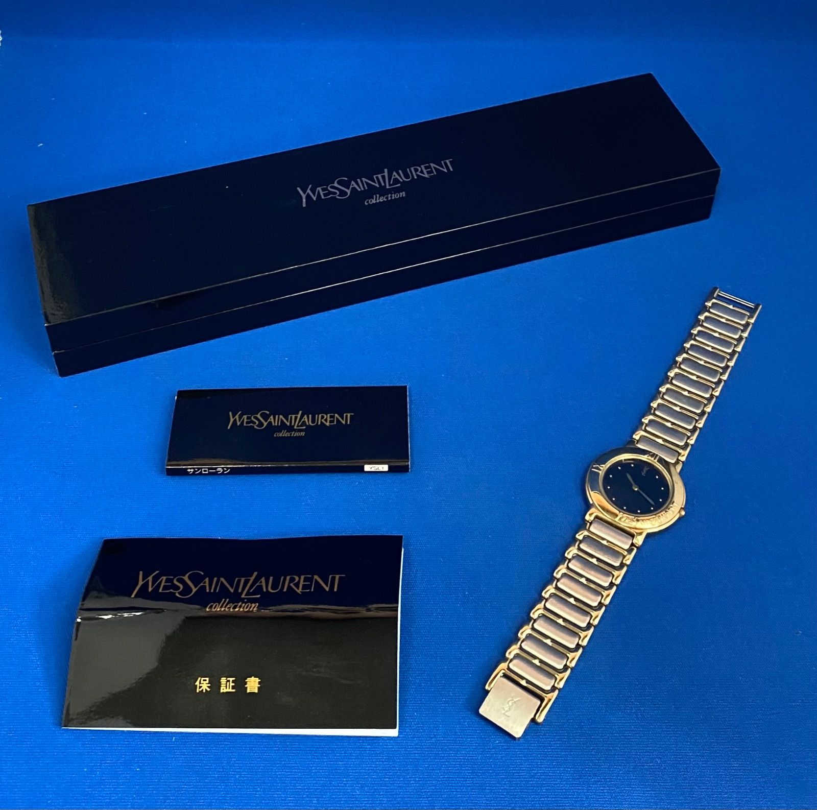 YSL イブサンローラン 腕時計 メンズ 4620-E60957Y クォーツ