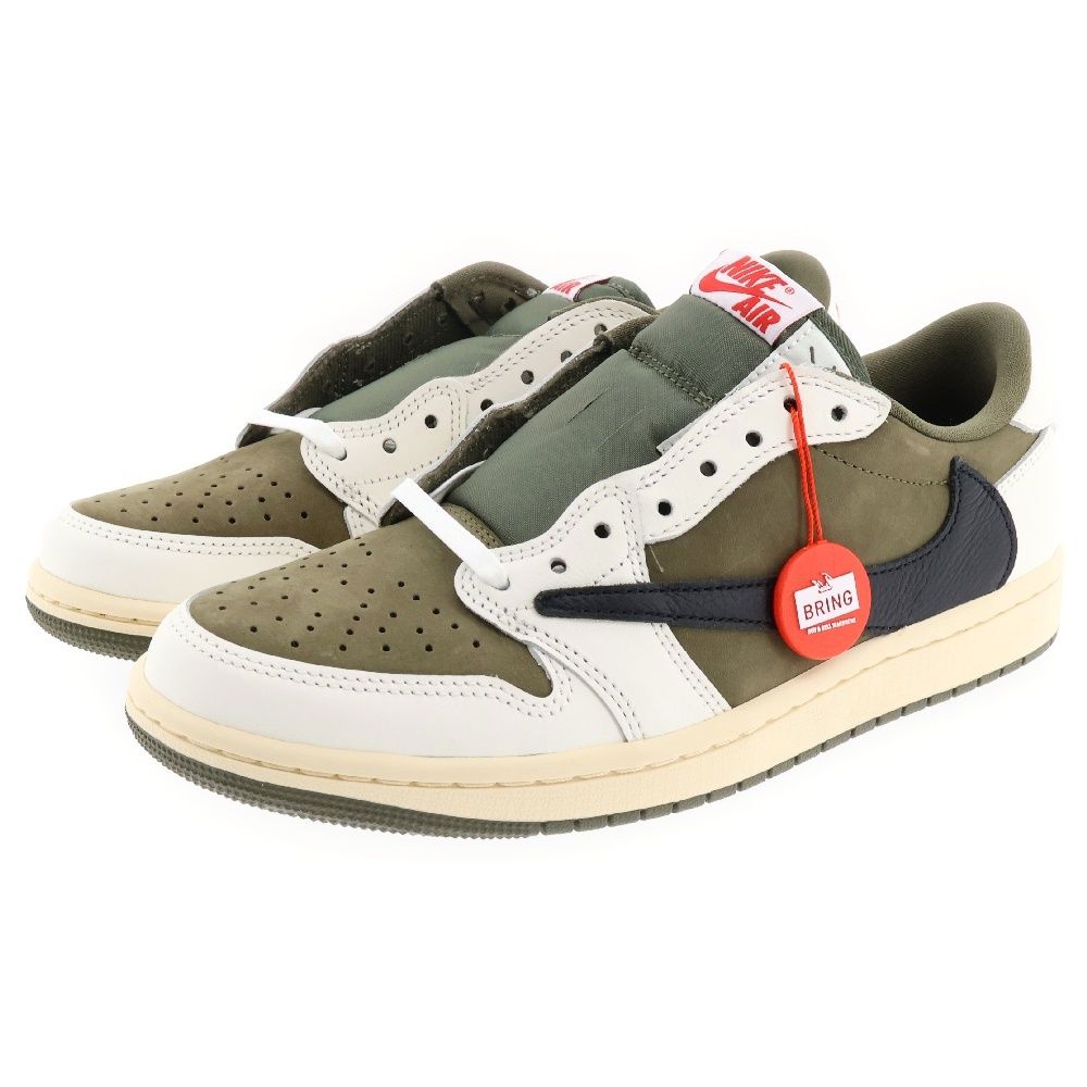 トラヴィススコット エアジョーダン1LOW リバースオリーブ 26cm