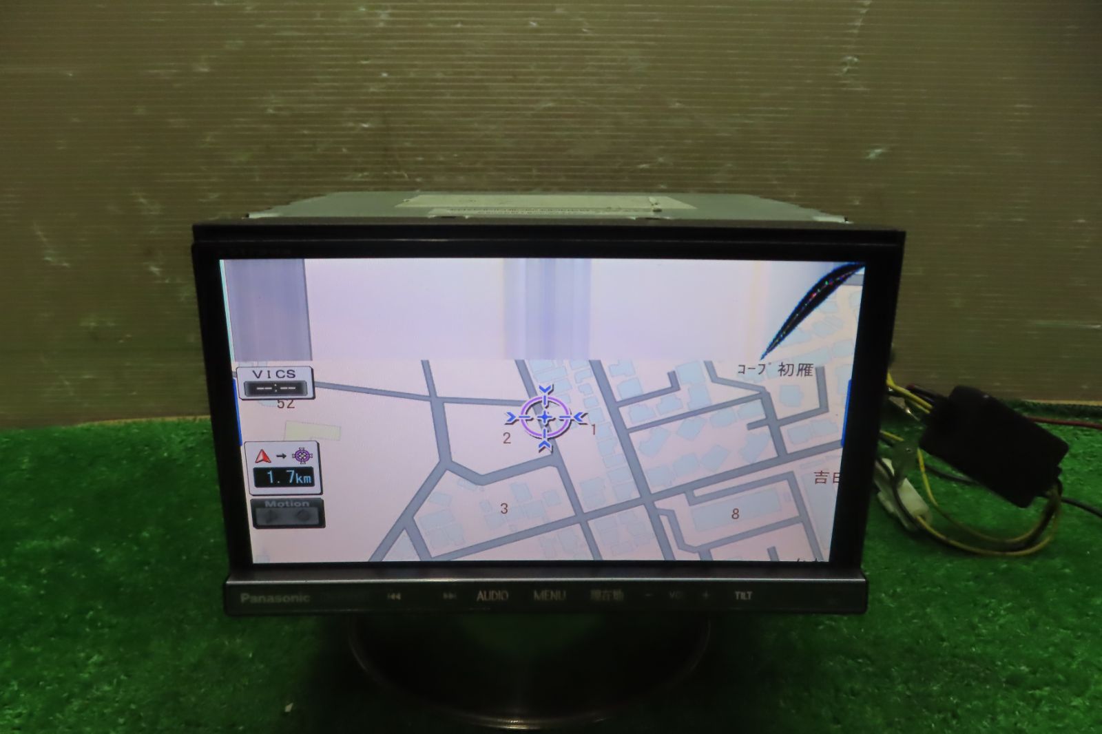 D184/パナソニック　CN-R500D　メモリーナビ　地図2013年　CD DVD再生OK