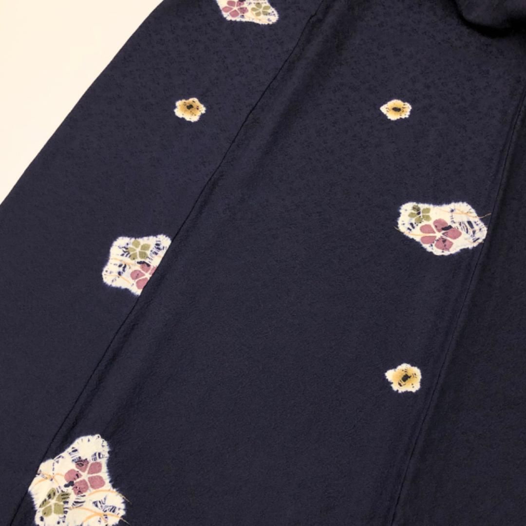 未着用 飯島輝也 小紋 江戸小紋 極鮫小紋 モノトーン 着物 032a d