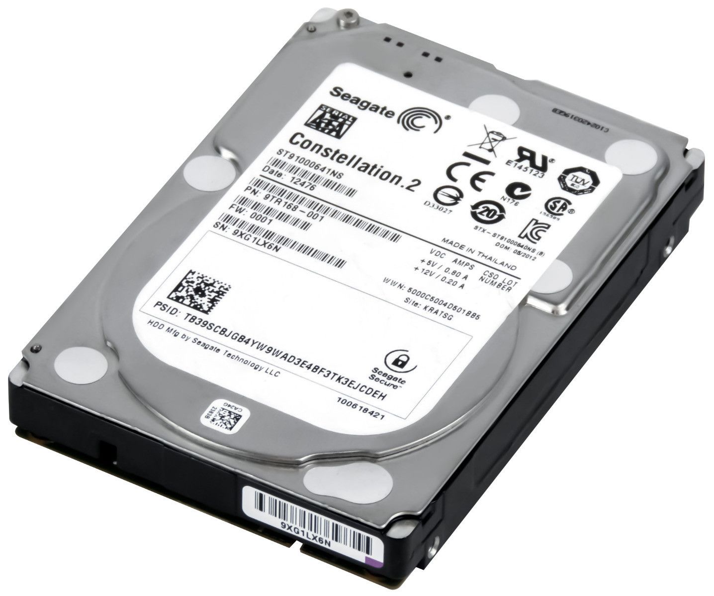 Seagate Constellation.2 ST91000641NS 1TB 7.2K 64MB SATA III 2.5
