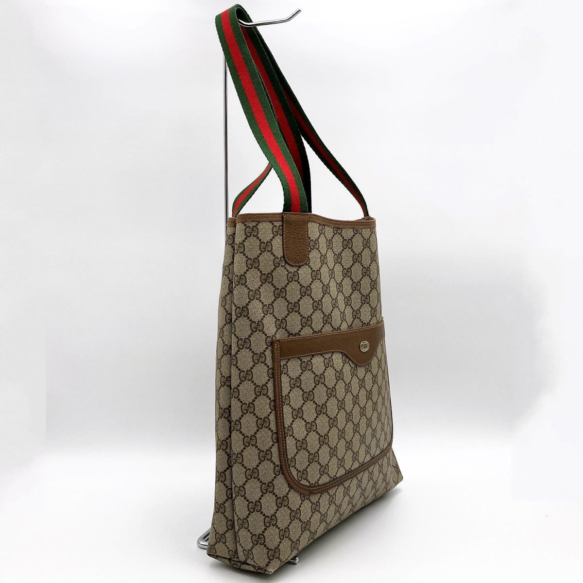 グッチ GGスプリーム シアリングライン トートバッグ 39.02.003 GUCCI - GUCCI グッチ トートバッグ GGスプリーム シェリー