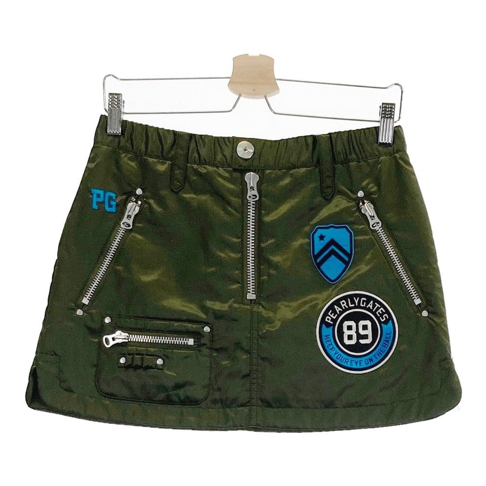 パーリーゲイツ 中綿スカート 新品同様 サイズ1 サイズ：1 PEARLY GATES パーリーゲイツ 中綿スカート カーキ系