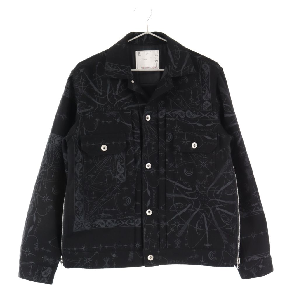 Sacai (サカイ) 20AW×Dr.Woo bandana print blouson ドクターウー