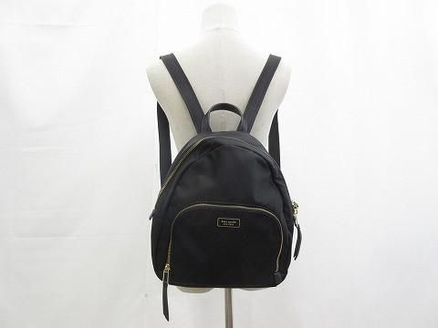 ケイトスペード kate spade WKRU5913 ナイロン リュックサック バッグパック デイバッグ ブラック 黒 レディース