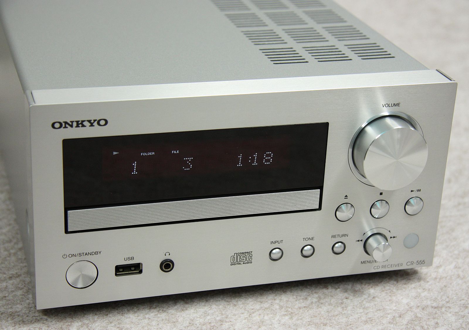 CD|USBレシーバーCR-555シルバー色