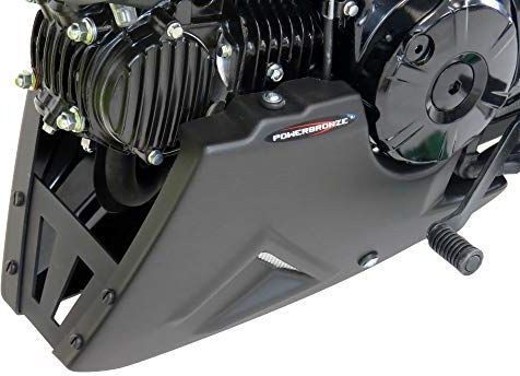 Powerbronze / パワーブロンズ ベリーパン マットブラック-シルバーメッシュ HONDA MSX125 15-19 | 320-H116-670