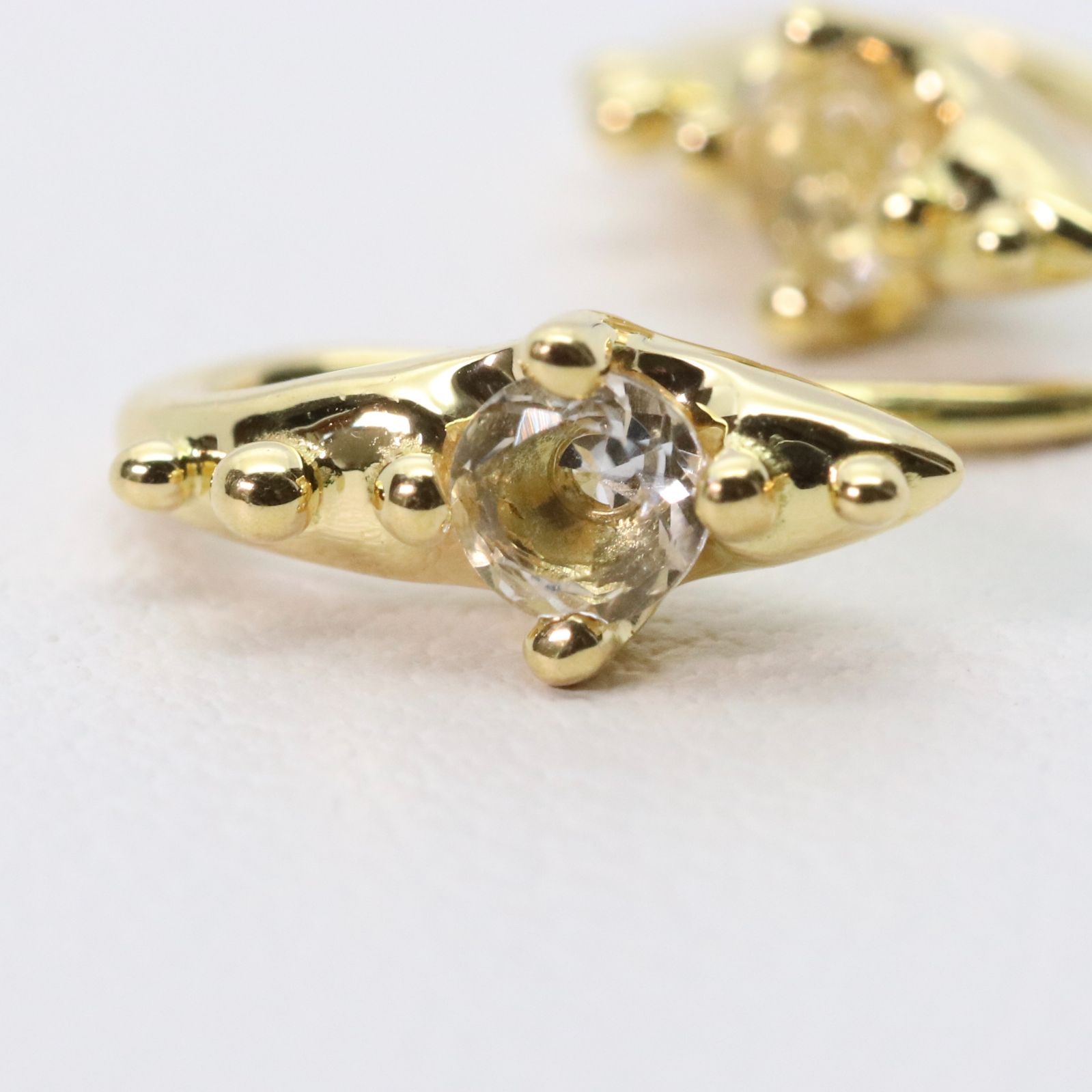 インプレッセ トカゲ ピアス K18 ストーン/24-2740S - メルカリ