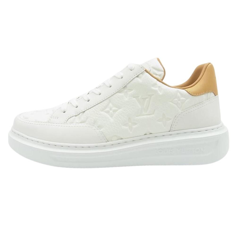 LOUIS VUITTON ルイ・ヴィトン スニーカー 1A8V3K モノグラム ビバリーヒルズ ライン ローカット スニーカー ホワイト系 6.5【中古】