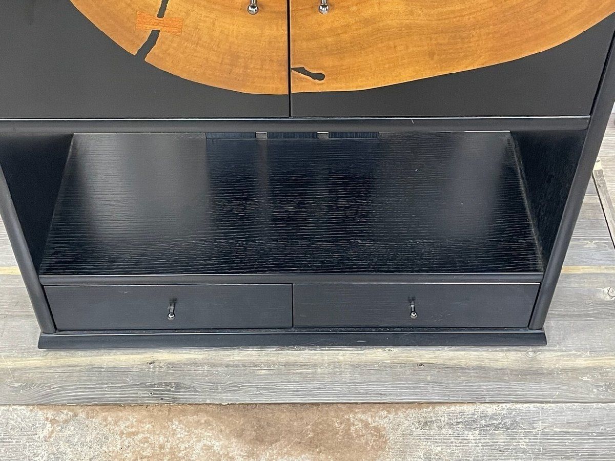 GP99 松岡漆工 大楠輪切 飾り棚 伝統工芸 和モダン /T4 GP99 松岡漆工 大楠輪切 飾り棚 伝統工芸 和モダン / 和家具 大楠 絶版