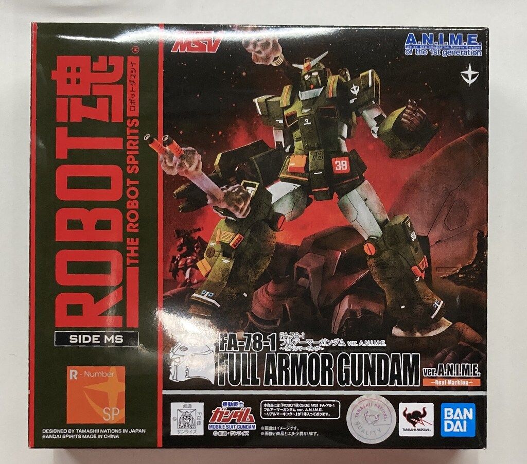 BANDAI SPIRITS ROBOT魂 SIDE MS FA-78-1 フルアーマーガンダム ver. A.N.I.M.E. リアルマーキング