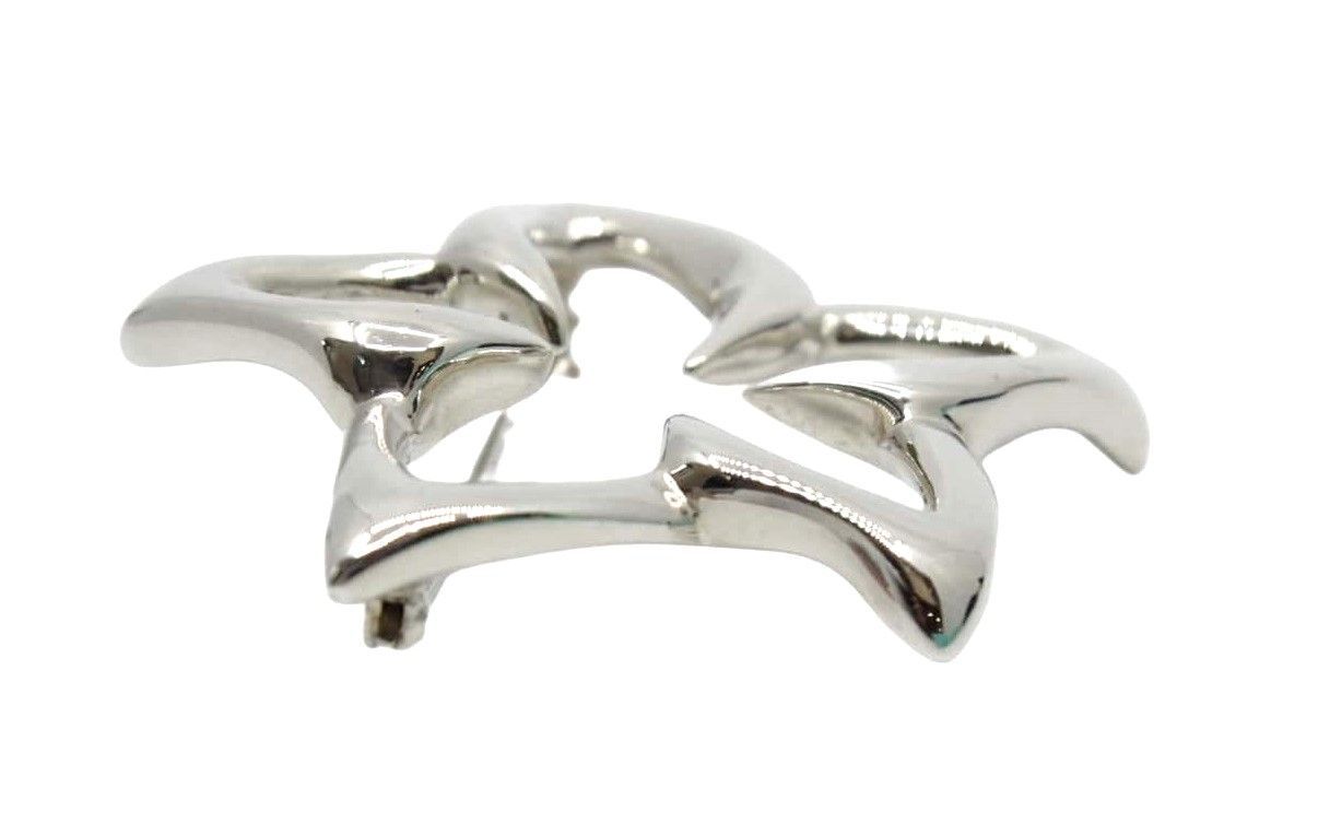 ティファニー フラワー モチーフ ブローチ シルバー925 15.7g - メルカリ