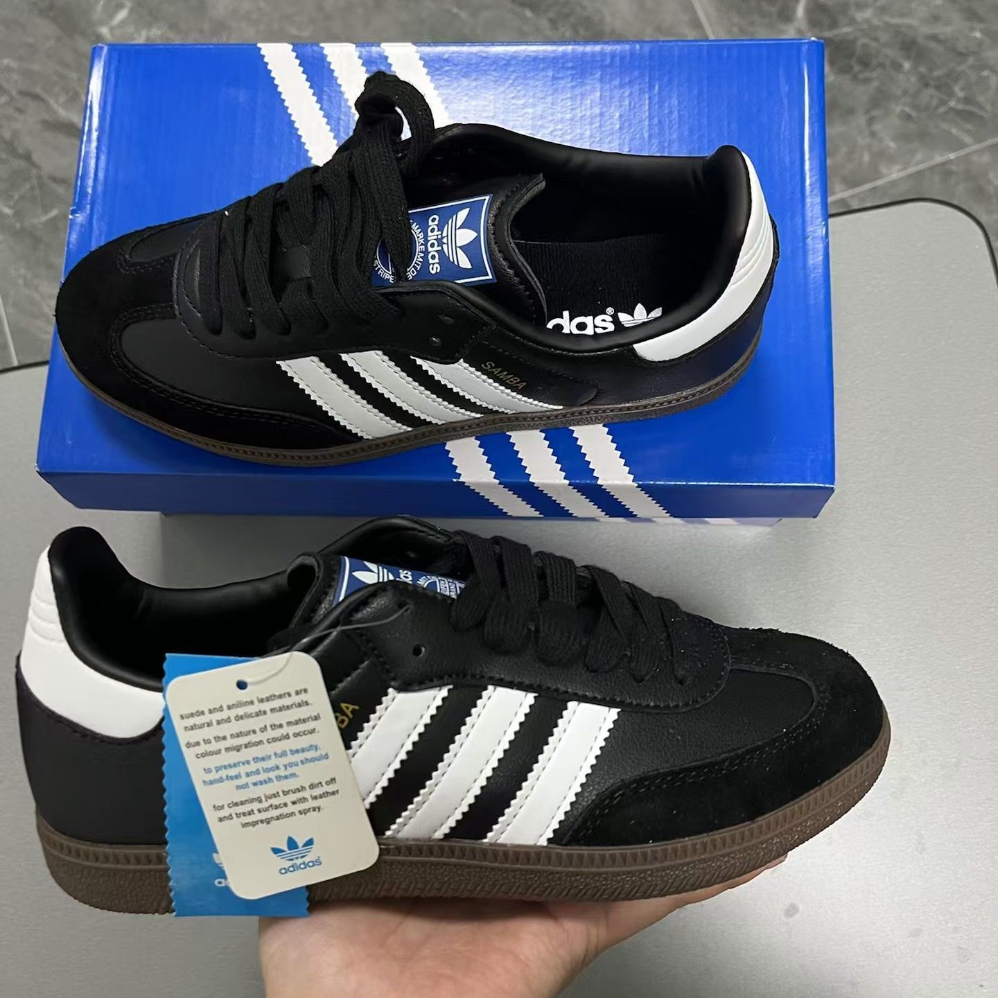 adidasアディダス サンバ Samba OG ブラック White Gum Adidas Originals Samba black