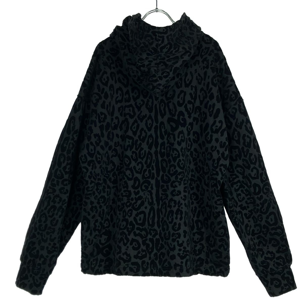 Dolce & Gabbana☆フード レオパード ジップアップ スウェット Dolce & Gabbana☆フード レオパード ジップアップ スウェット