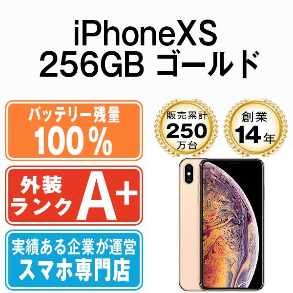 P64 SIMフリー iPhoneXS 256GB 優し Silver