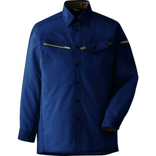 【新品・7営業日以内発送】ミドリ安全 VES2537UE-5L ベルデクセル 男女ペア 交織ストレッチシャツ ＶＥＳ２５３７上 ５ＬVES2537UE5L MIDORI ANZEN【沖縄離島販売】