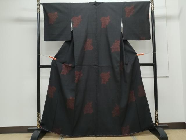 平和屋着物○本場結城紬 100亀甲 草花文 正絹 逸品 CAAX3037th - メルカリ