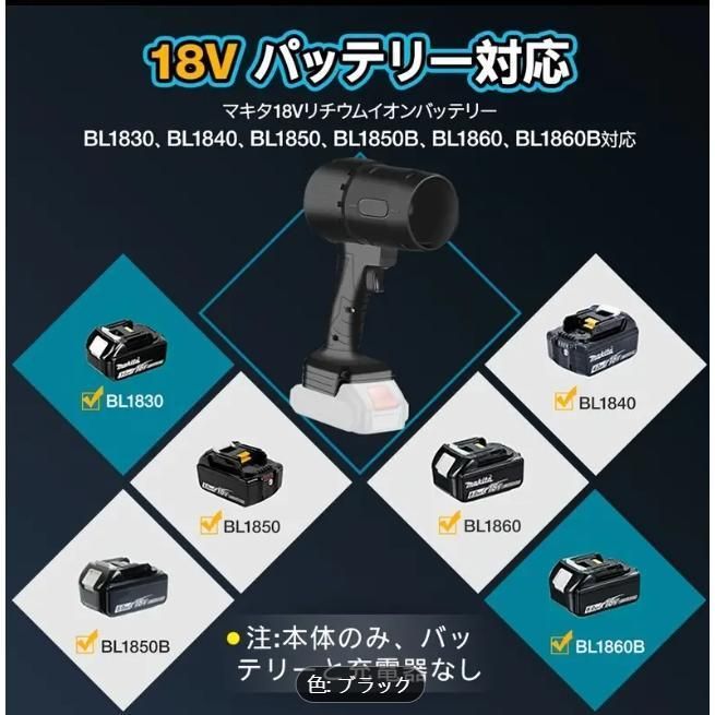 小型70mm特大ターボファンブロー バッテリーセットなし