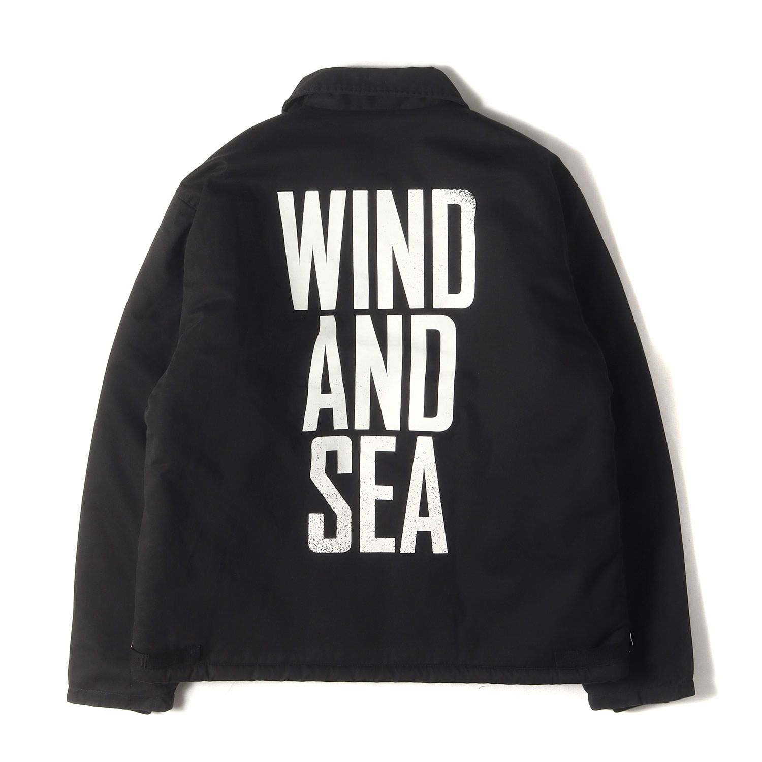 WIND AND SEA ウィンダンシー ジャケット ブラック 黒 サイズ XL | 23AW A-2 裏ボア デッキジャケット | アウター ブルゾン 上着 メンズ
