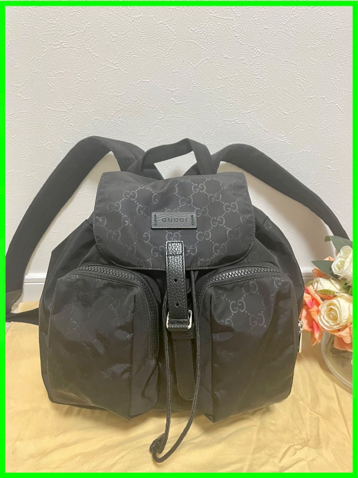 GUCCI グッチシマ ライト ナイロン GG リュック バックパック - メルカリ