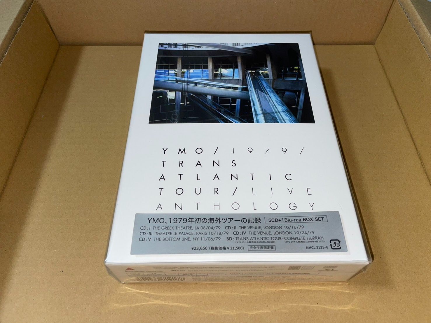 特典バッチ付き YMO 1979 Trans Atlantic Tour 外付け特典のツアーロゴ