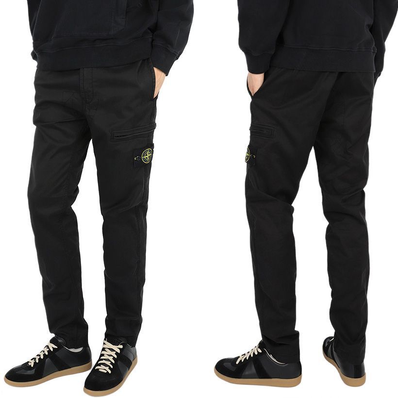 10 STONE ISLAND ストーンアイランド 771530110 V0029 ブラック カーゴ