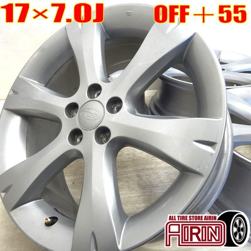 中古 17 アルミ スバル レガシィ 純正 4本セット XV