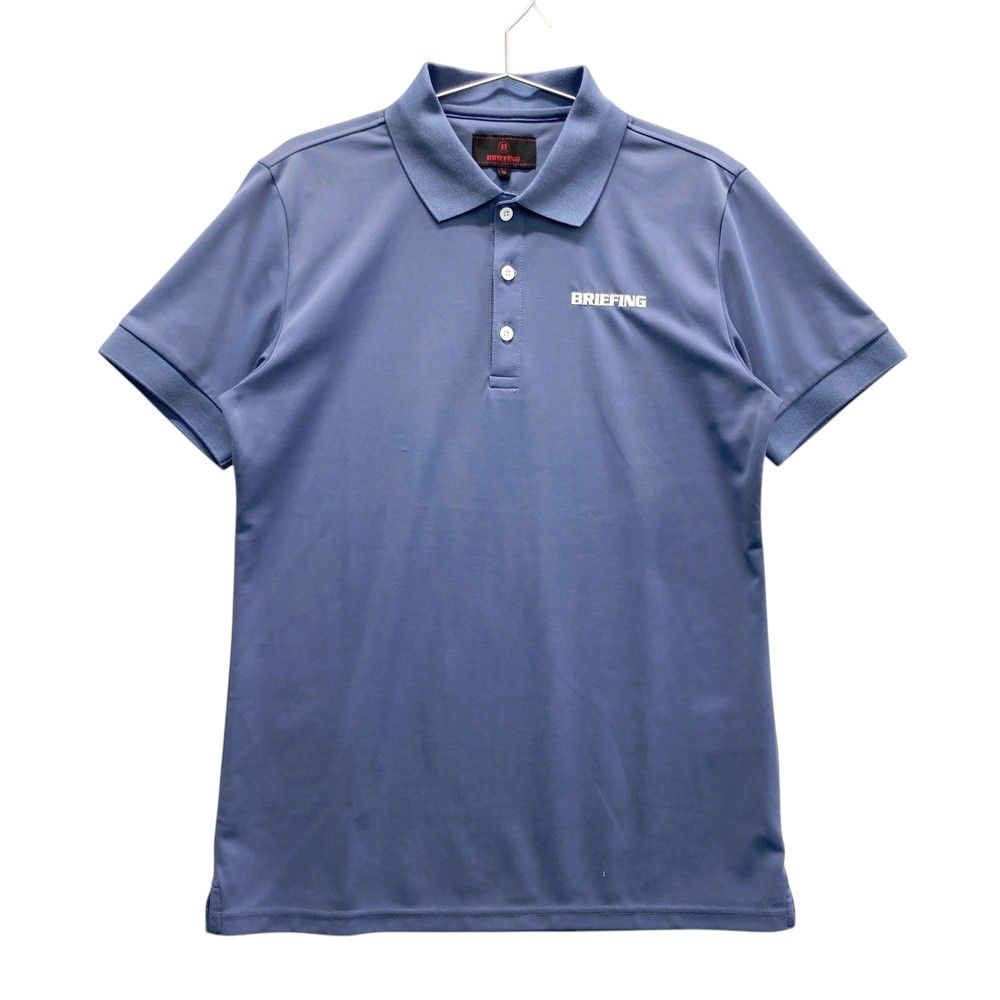 サイズ M BRIEFING GOLF ブリーフィング 半袖 ポロシャツ 刺繍 ブルー系 240101464145 ゴルフウェア メンズ ストスト