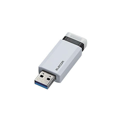 5個セット エレコム USBメモリー|USB3.1 Gen1 対応|ノック式|オートリターン機能付|32GB|ホワイト MF-PKU3032GWHX5