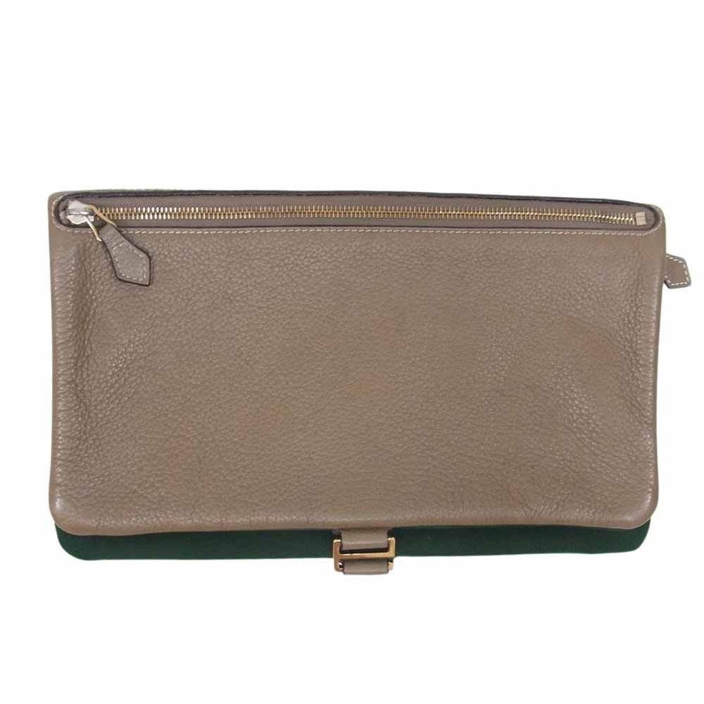 Cisei シセイ FOLDING DOCUMENT CASE リバーシブル レザー