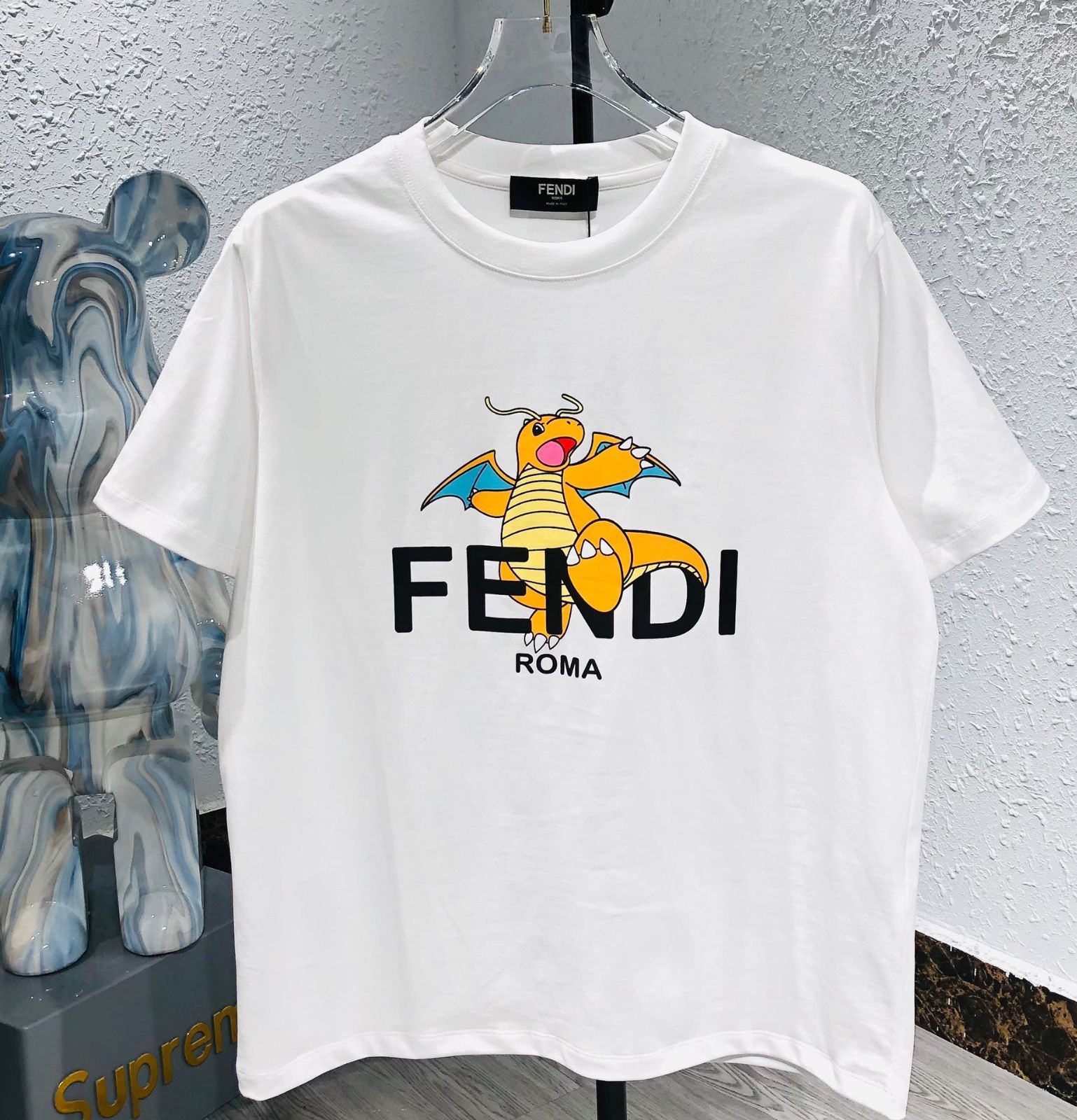 新品ポケモン x フラグメント x フェンディ メンズ Tシャツ