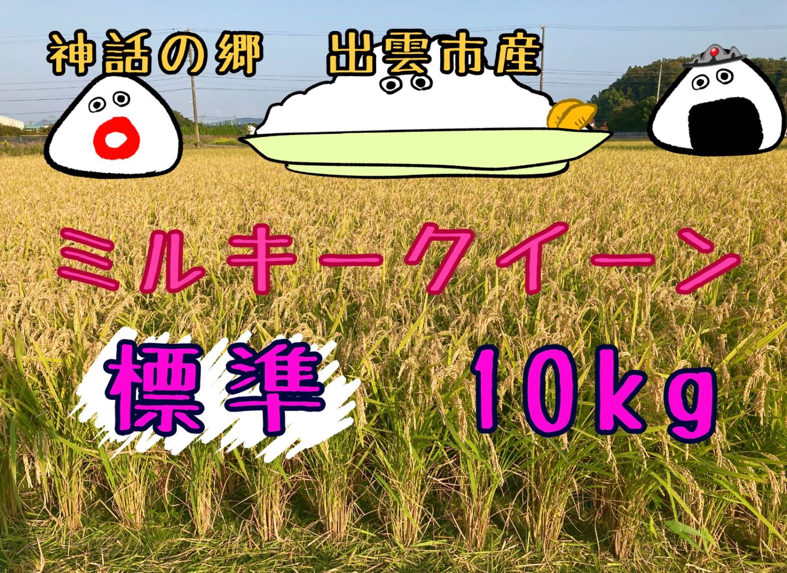 ミルキークイーン 標準 〔精米後〕約10㎏