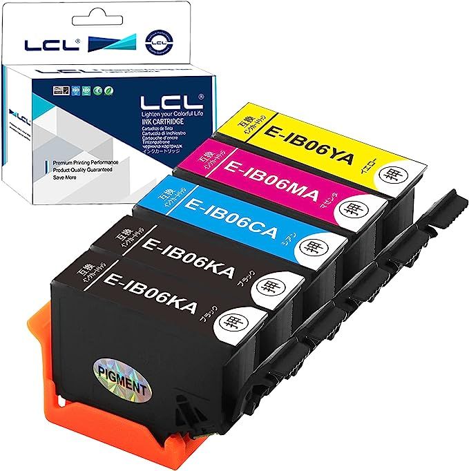 IB06KA 2KCMY 4色セット+ブラック LCL EPSON用 エプソン用 IB06