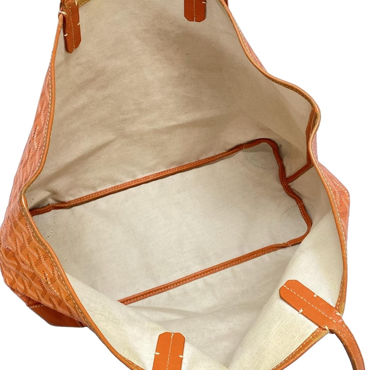 GOYARD(ゴヤール) トートバッグ サンルイPM オレンジ レザー Goyard