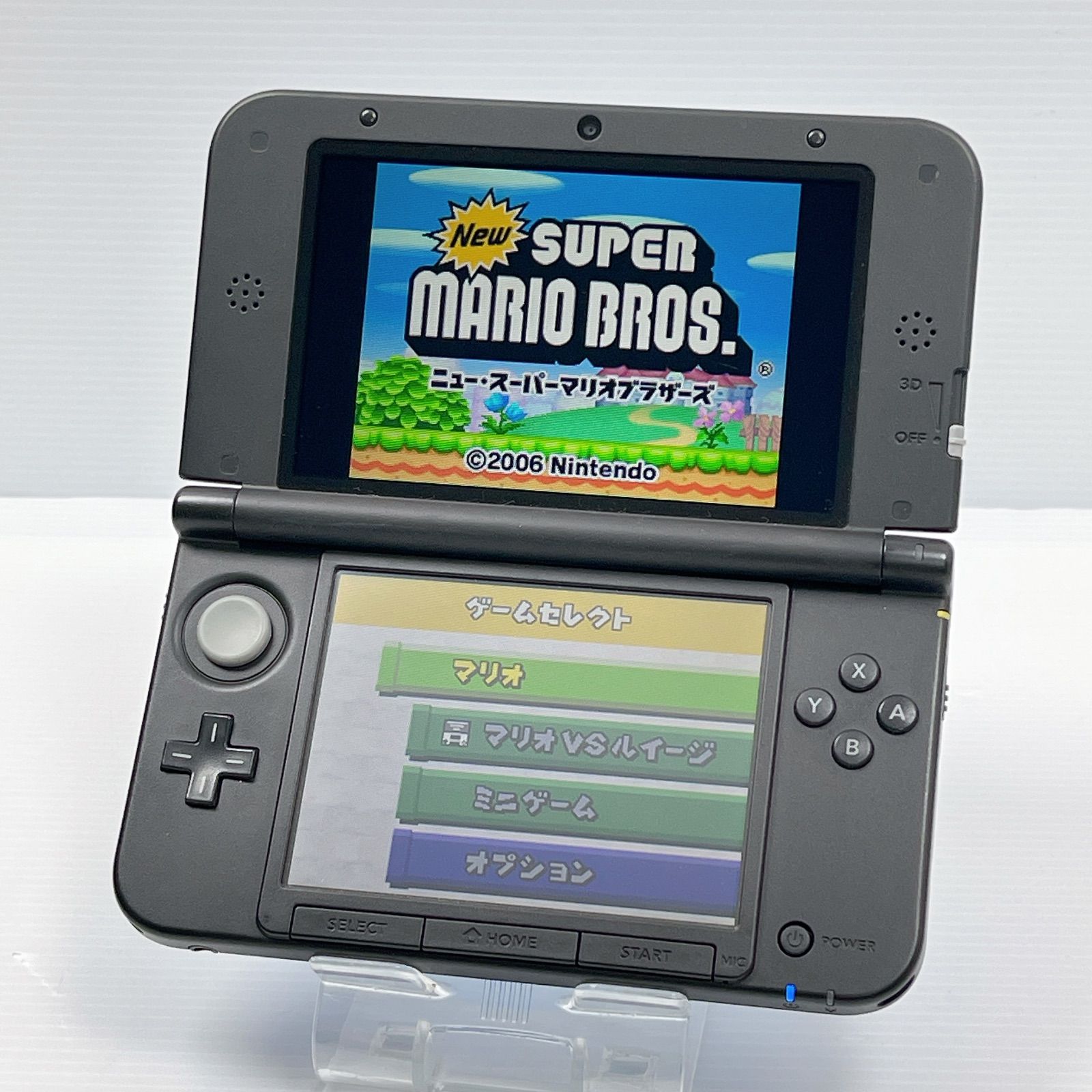 ニンテンドー 3DSLL ブルーブラック 遊べるセット 動作 済み ds 3dsll 3DS LL 任天堂
