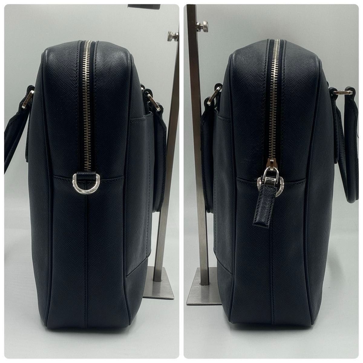 【美品・付属品完備✨】プラダ 2way ビジネスバッグ　サフィアーノレザー 楽天市場】【中古】 プラダ / PRADA ブリーフケース / ビジネス