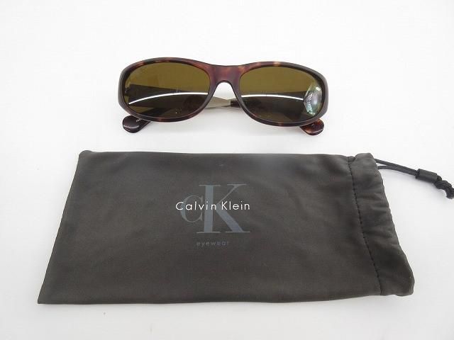 カルバンクライン Calvin Klein サングラス CK1000A べっ甲柄 ブラウン 茶 レディース