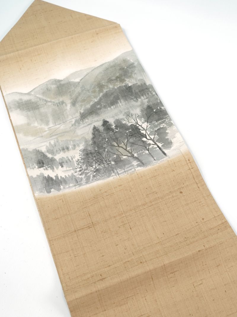 リサイクル】 名古屋帯 【未使用品】 織名古屋 草葉 燕児 正絹 _ リサイクル】 名古屋帯 【未使用品】 織名古屋 草葉 燕児 正絹 _