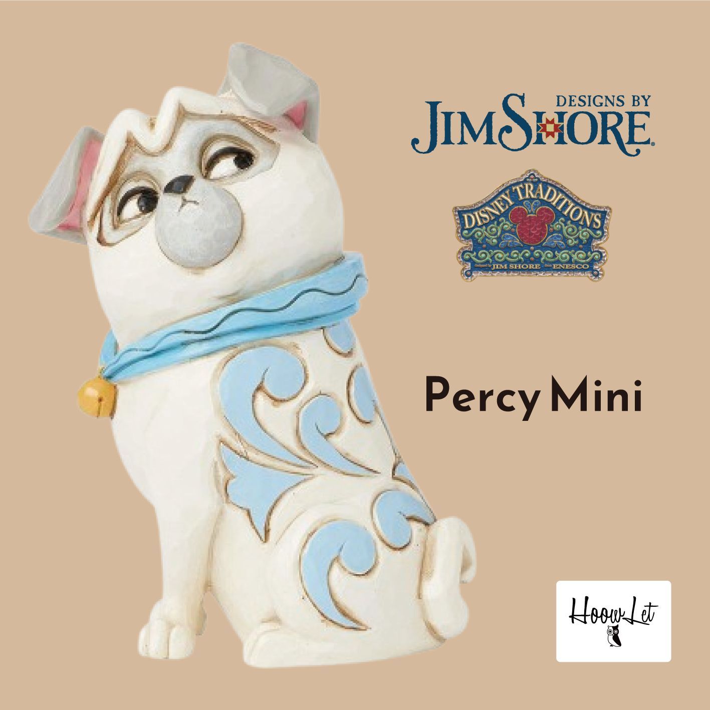 ジムショア ディズニー ポカホンタス パーシー ミニ 犬 ドッグ 置物