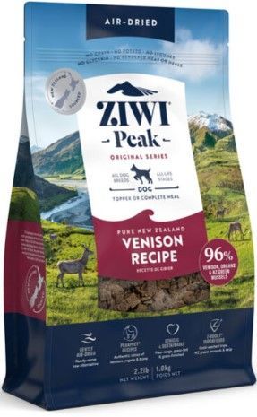 ZiwiPeak ジウィピーク ドッグフード エアドライ ベニソン 1kg 犬用