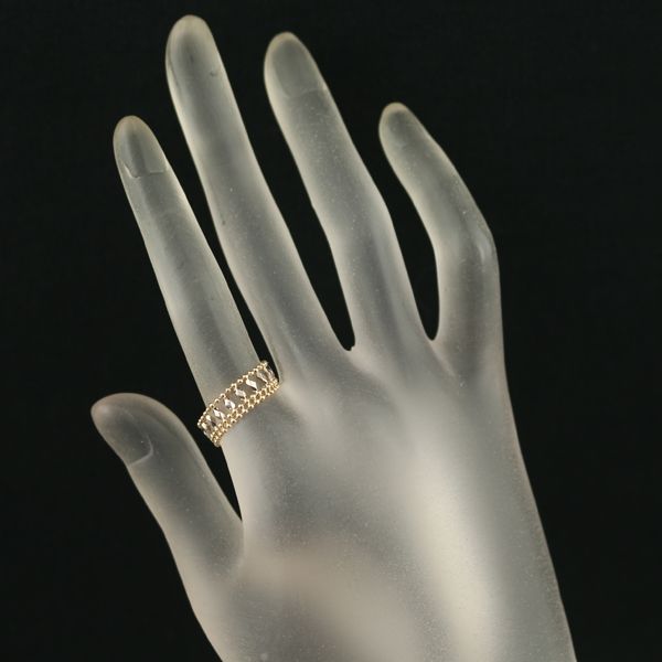 ココシュニック　ダイヤリング　K10YG 12号 ココシュニック リング コンビカラー メッシュ 12号 K10YG/WG #178539